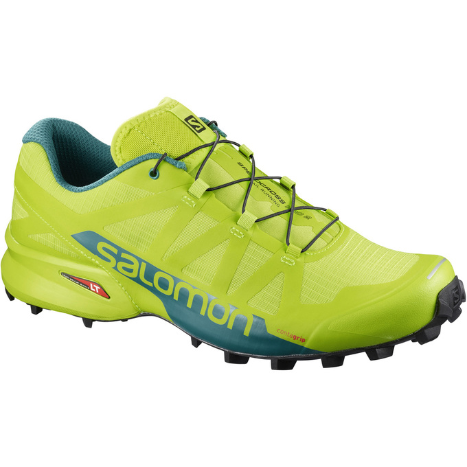 SALOMON UK SPEEDCROSS PRO 2 - Mens Trail Running Shoes Yellow,PZEV95038